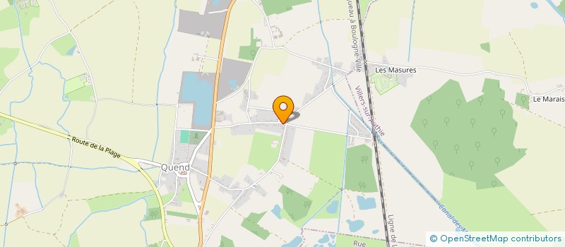 localisation de l'entreprise MADAME YVETTE DEVRIESE  QUEND