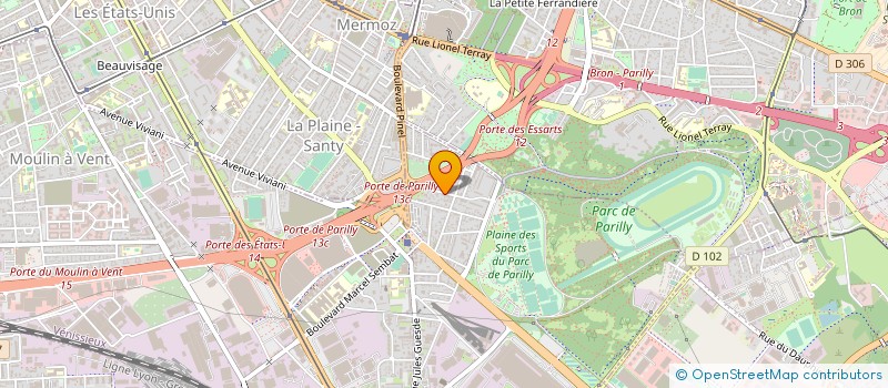 localisation de l'entreprise MADAME YVETTE DIMITRIODIS  VENISSIEUX