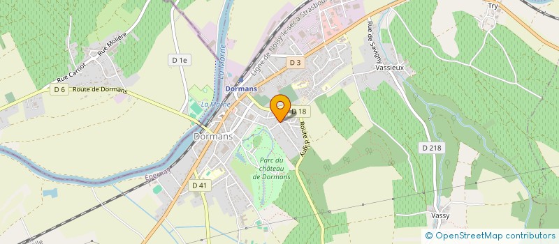 localisation de l'entreprise MADAME YVETTE DROUART  DORMANS