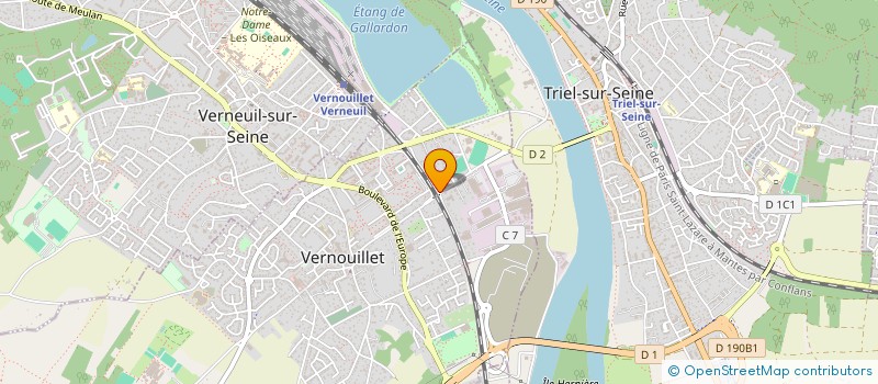 localisation de l'entreprise MADAME YVETTE DUBOIS à VERNOUILLET