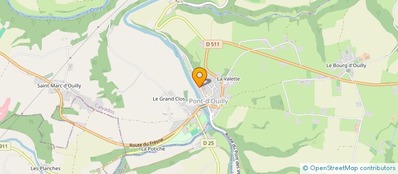 localisation de l'entreprise MADAME YVETTE DUMAY à PONT-D'OUILLY