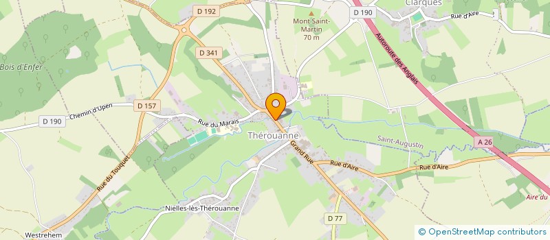 localisation de l'entreprise MADAME YVETTE DUPUIS  THEROUANNE