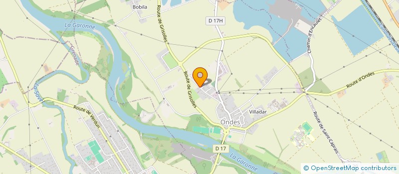 localisation de l'entreprise MADAME YVETTE DUPUY à ONDES