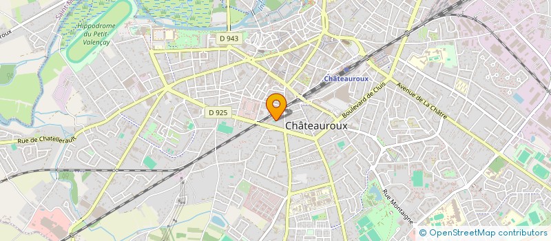 localisation de l'entreprise MADAME YVETTE ESTEVAN à CHATEAUROUX