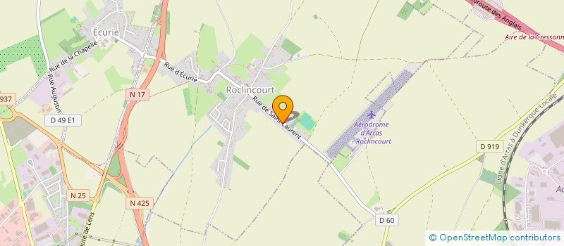 localisation de l'entreprise MADAME YVETTE FACON  ROCLINCOURT