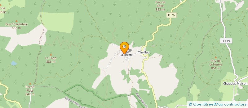 localisation de l'entreprise MADAME YVETTE FARGETTAS  PERET-BEL-AIR