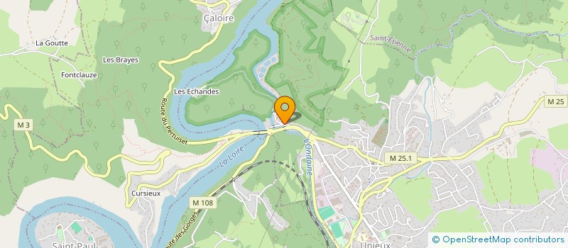 localisation de l'entreprise MADAME YVETTE FARJON  UNIEUX