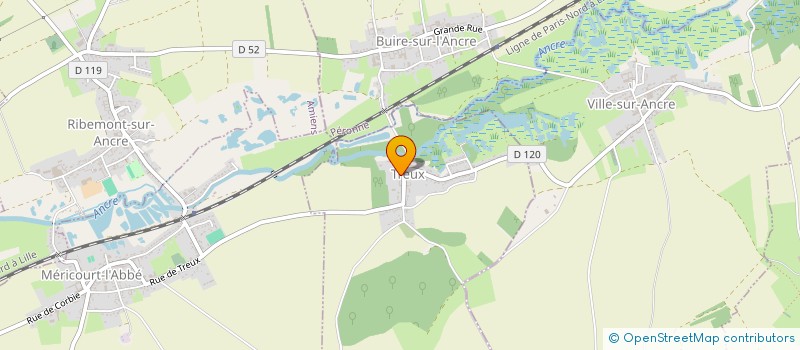 localisation de l'entreprise MADAME YVETTE FRIEDERICH  TREUX