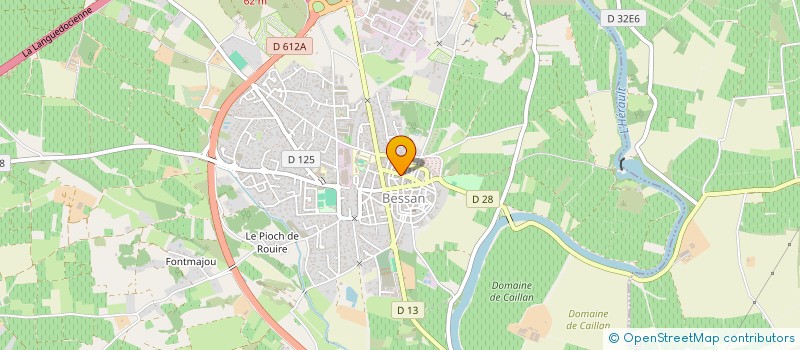 localisation de l'entreprise MADAME YVETTE FRONTIN  BESSAN