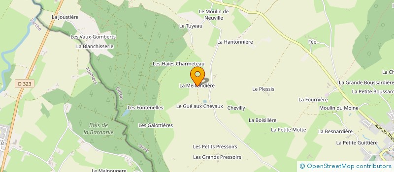 localisation de l'entreprise MADAME YVETTE GAGER à CETON