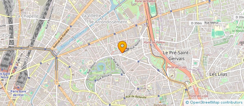 localisation de l'entreprise MADAME YVETTE GAILLARD à PARIS