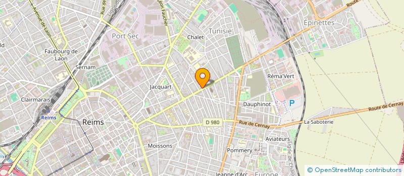 localisation de l'entreprise MADAME YVETTE GAILLARD  REIMS