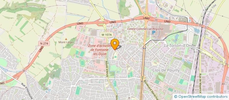 localisation de l'entreprise MADAME YVETTE GARCIA à DIJON