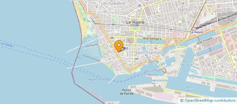 localisation de l'entreprise MADAME YVETTE GARCIA  LE HAVRE