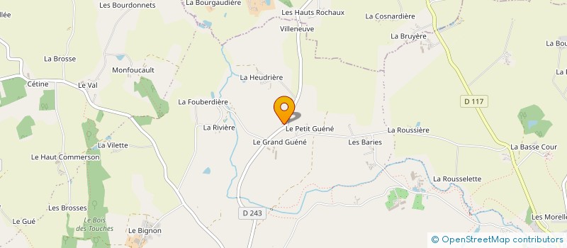 localisation de l'entreprise MADAME YVETTE GARNIER à SAINTE-MARIE-DU-BOIS