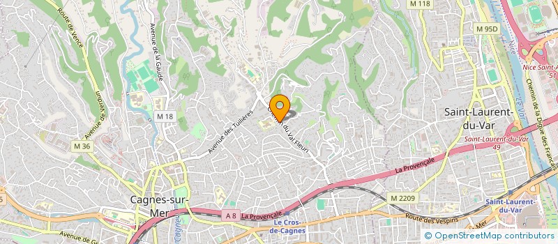 localisation de l'entreprise MADAME YVETTE GARRIDO à CAGNES-SUR-MER