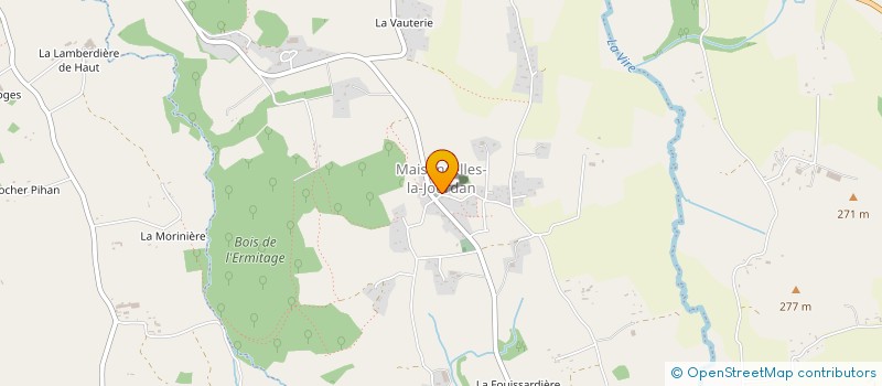 localisation de l'entreprise MADAME YVETTE GAUCHER à ST GERMAIN TALLEVENDE LANDE VAUM