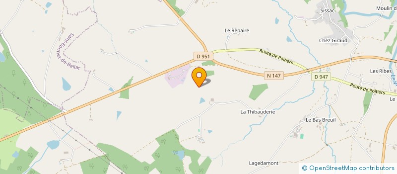 localisation de l'entreprise MADAME YVETTE GERBE à PEYRAT-DE-BELLAC