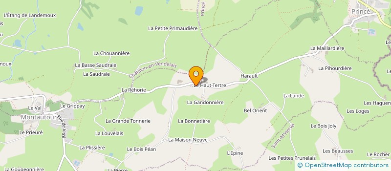 localisation de l'entreprise MADAME YVETTE GESFRAIS à MONTAUTOUR