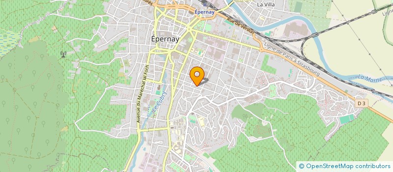 localisation de l'entreprise MADAME YVETTE GOIN  EPERNAY