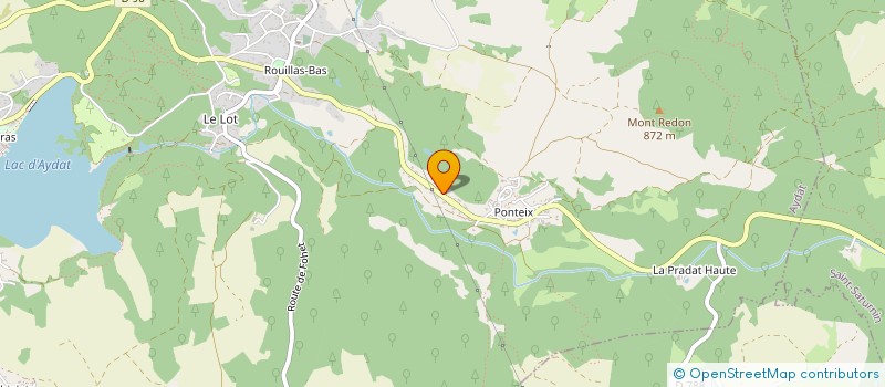 localisation de l'entreprise MADAME YVETTE GUIEZE  AYDAT