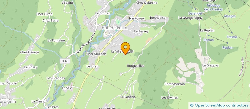 localisation de l'entreprise MADAME YVETTE GUIMET  HABERE-LULLIN