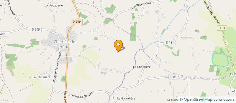 localisation de l'entreprise MADAME YVETTE HAMEL à CHERENCE-LE-HERON