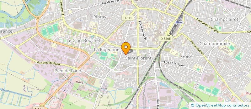 localisation de l'entreprise MADAME YVETTE HAYE à NIORT