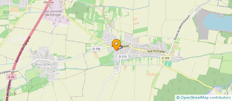 localisation de l'entreprise MADAME YVETTE HEITZ  VALFF