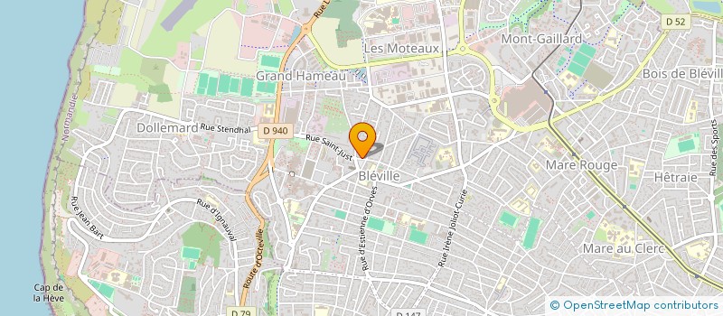 localisation de l'entreprise MADAME YVETTE HOIZAI à LE HAVRE