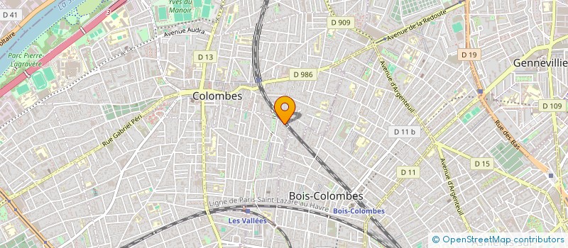 localisation de l'entreprise MADAME YVETTE HOUDOT à COLOMBES
