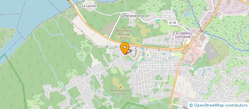 localisation de l'entreprise MADAME YVETTE HYGIN  MATOURY