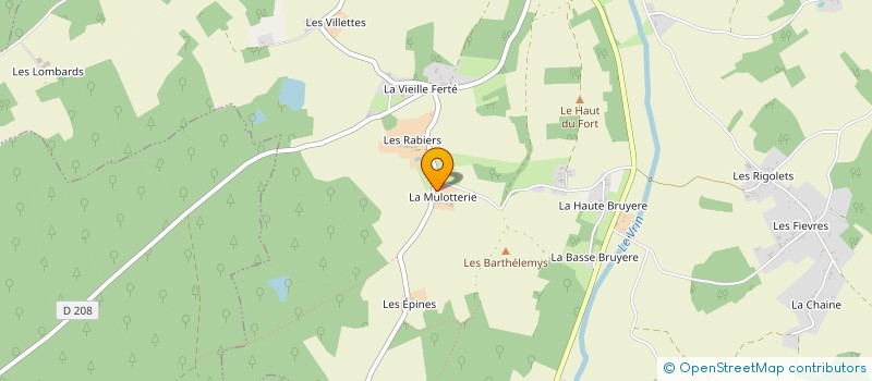 localisation de l'entreprise MADAME YVETTE IZCUE à LA FERTE-LOUPIERE