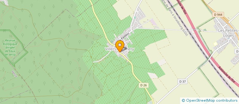 localisation de l'entreprise MADAME YVETTE JACQUEMINET  VILLERS-MARMERY