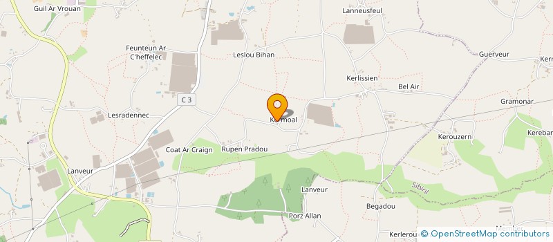 localisation de l'entreprise MADAME YVETTE JAMET à CLEDER