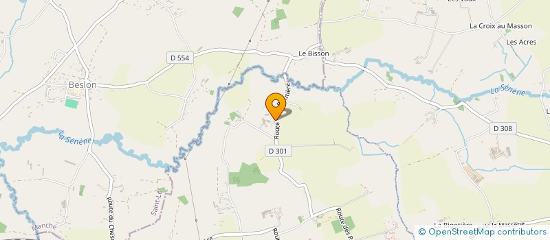 localisation de l'entreprise MADAME YVETTE JEAN  SAINT-AUBIN-DES-BOIS