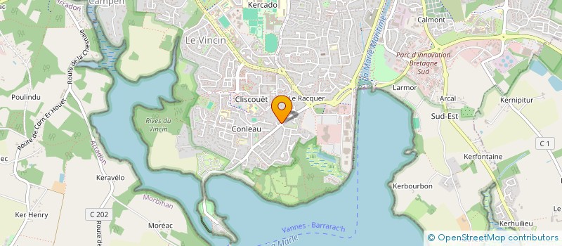 localisation de l'entreprise MADAME YVETTE JOSSIC à VANNES