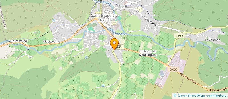 localisation de l'entreprise MADAME YVETTE JOURDAN  SAINT-HIPPOLYTE-DU-FORT