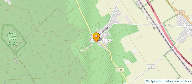 localisation de l'entreprise MADAME YVETTE JOURDAN  VILLERS-MARMERY