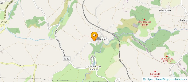 localisation de l'entreprise MADAME YVETTE JOUVE  SAINT-HAON