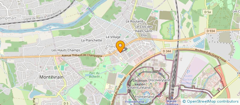localisation de l'entreprise MADAME YVETTE KOUAME à CHESSY