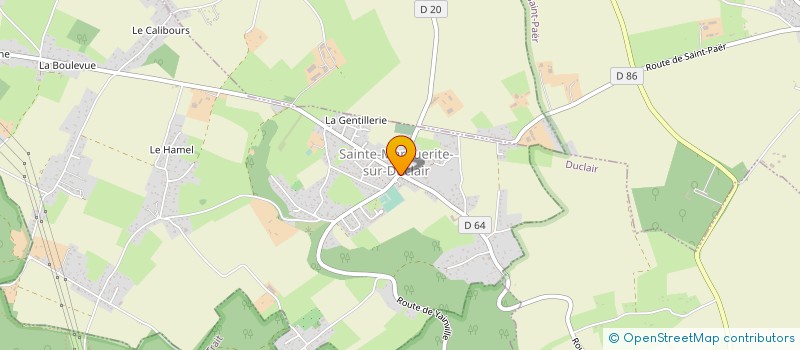 localisation de l'entreprise MADAME YVETTE LABARRE  SAINTE-MARGUERITE-SUR-DUCLAIR