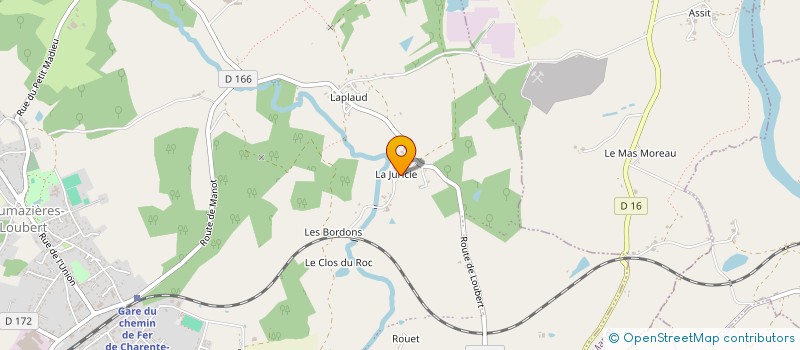localisation de l'entreprise MADAME YVETTE LABROUSSE à TERRES-DE-HAUTE-CHARENTE