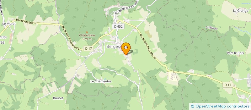 localisation de l'entreprise MADAME YVETTE LAPALUS  BERGESSERIN