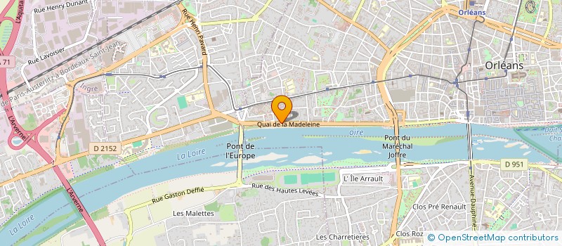 localisation de l'entreprise MADAME YVETTE LE GALL à ORLEANS