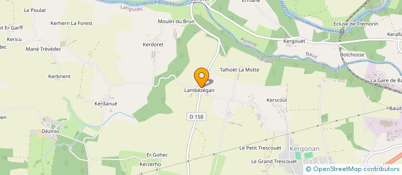 localisation de l'entreprise MADAME YVETTE LE PITRE  LANGUIDIC