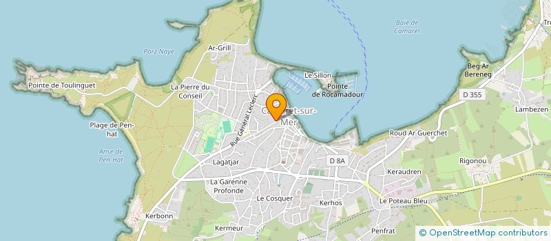 localisation de l'entreprise MADAME YVETTE LE ROY  CAMARET-SUR-MER