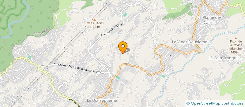 localisation de l'entreprise MADAME YVETTE LEBON  LE TAMPON