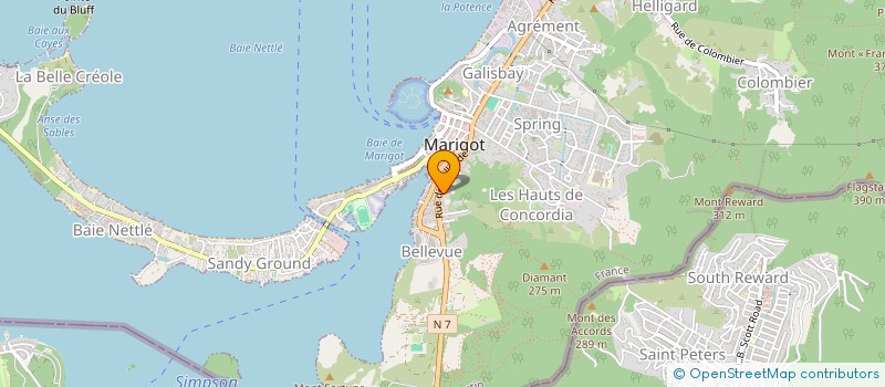 localisation de l'entreprise MADAME YVETTE LEGNAGHI  SAINT MARTIN