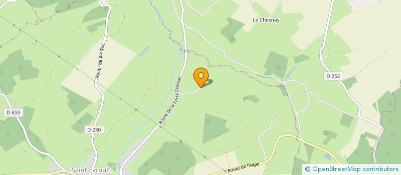 localisation de l'entreprise MADAME YVETTE LEGRAND à ST EVROULT N D DU BOIS